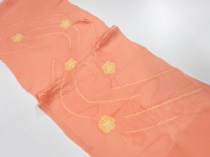 未使用品　正絹　絞り　帯揚げ